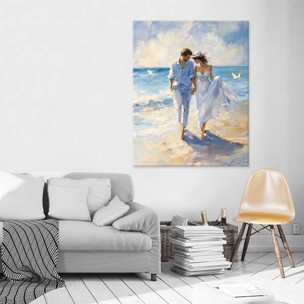 Leinwandbild Frau 70 x 100 x 3 cm
