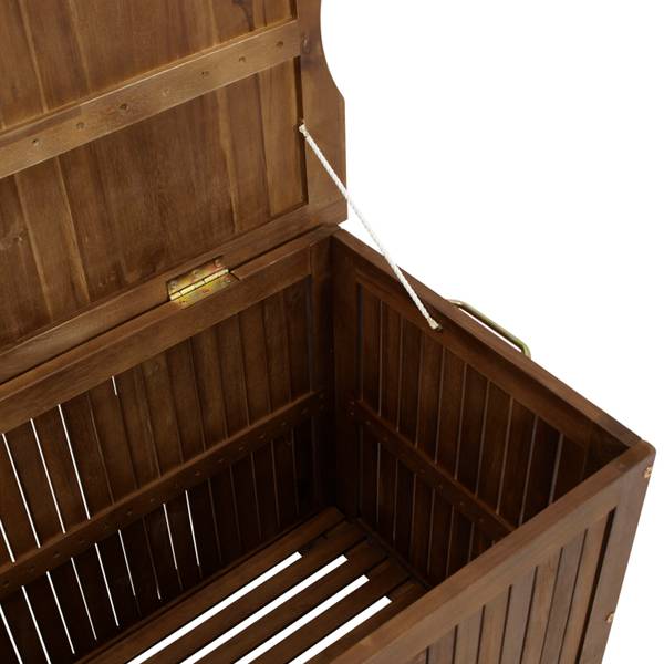 Auflagenbox NAVARRA Braun - Akazie - 124 x 63 x 54 cm