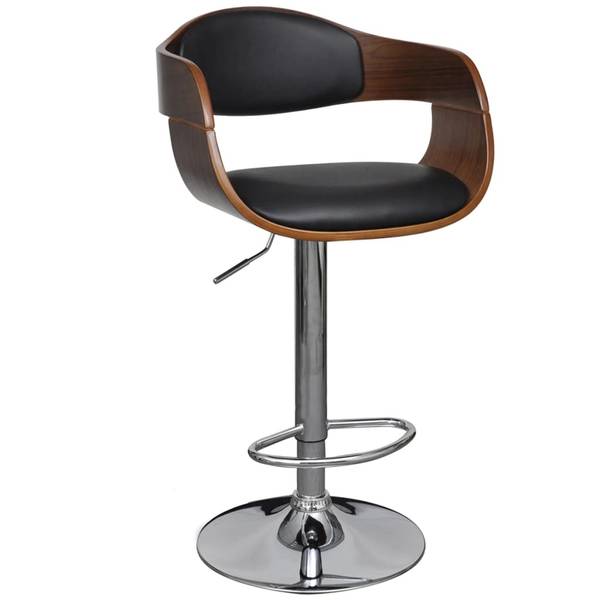 Barstuhl 3000246-1 Schwarz - 49 x 109 x 49 cm - Holzwerkstoff - Metall