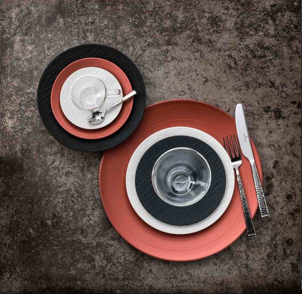 Café auLait-Set Manufacture Rock 12-tlg. Weiß - Glas - 18 x 12 x 18 cm