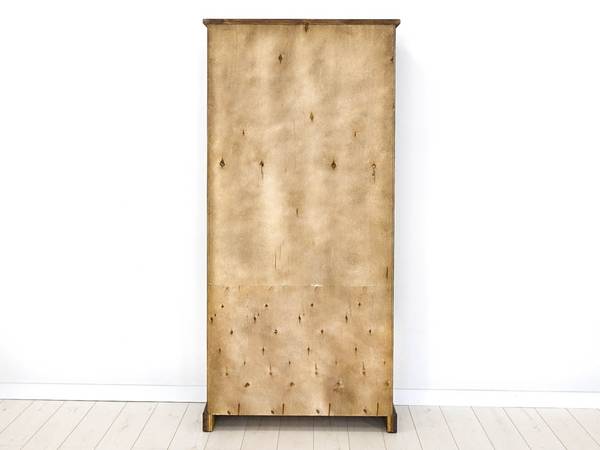 Vitrine Rustyk 3 Braun - Kiefer - Stahl - 90 x 190 x 40 cm