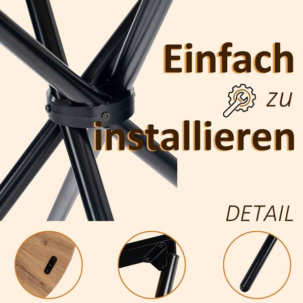 Esstisch FONTANA DK Braun - Eiche Dunkel