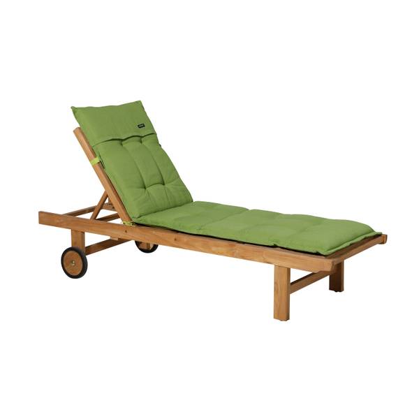 Liegekissen Rib Lime Grün - Textil - 60 x 7 x 200 cm