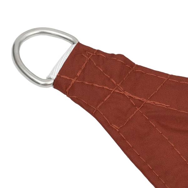 Sonnensegel Braun - Polyester - 250 x 350 x 250 cm