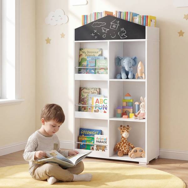 Kinderregal FB32510IT Weiß - Holzwerkstoff - 30 x 117 x 64 cm