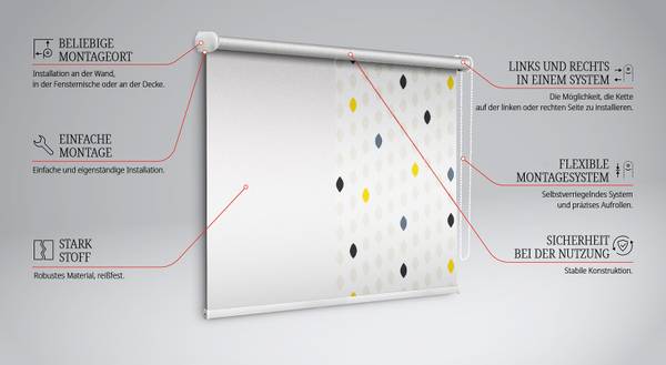 Rollo ORIZA 60 x 140 cm