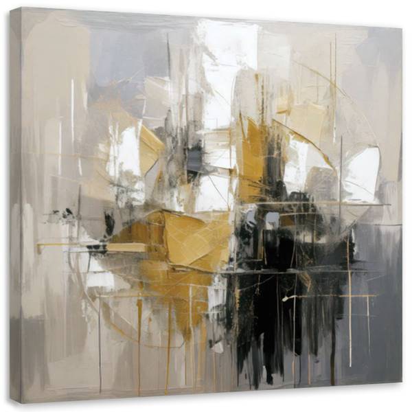Canvas schilderij Flits 40 x 40 cm