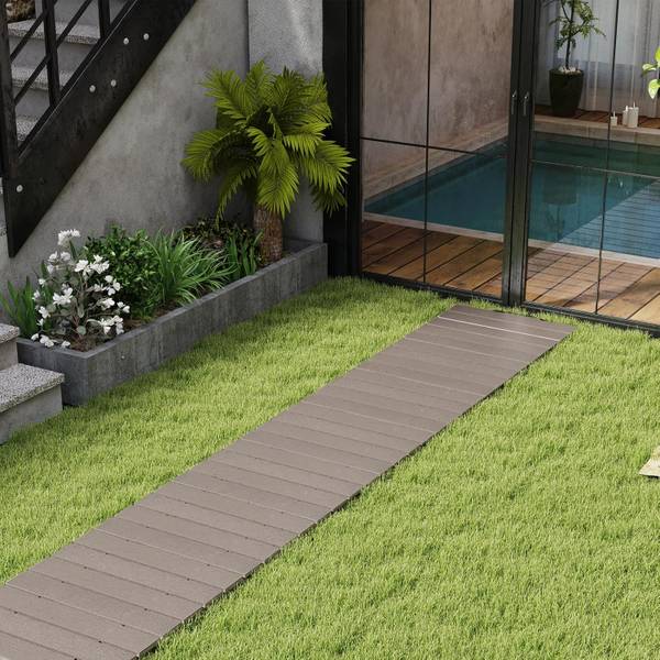Rollweg ZB34269ORDE Grau - Kunststoff - 43 x 1 x 242 cm