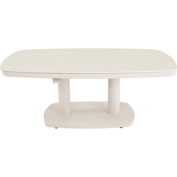 Gartentisch GENEVA Beige - Metall - 83 x 13 x 135 cm