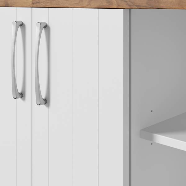 Sideboard Eurynom Ⅵ Braun - Weiß - Holzwerkstoff - 106 x 177 x 39 cm
