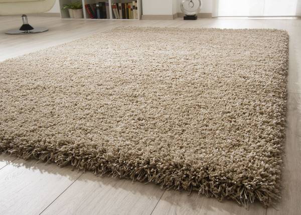 Hochflorteppich Twilight Beige - Polypropylen - 200 x 290 cm