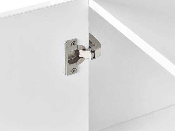 Kleiderschrank COVINA 2-tlg Weiß - Holzwerkstoff - 108 x 97 x 35 cm