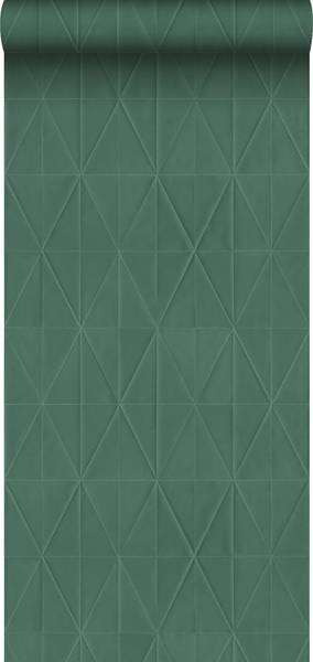 Tapete 347859 Grün - Fleece - 53 x 1005 x 53 cm