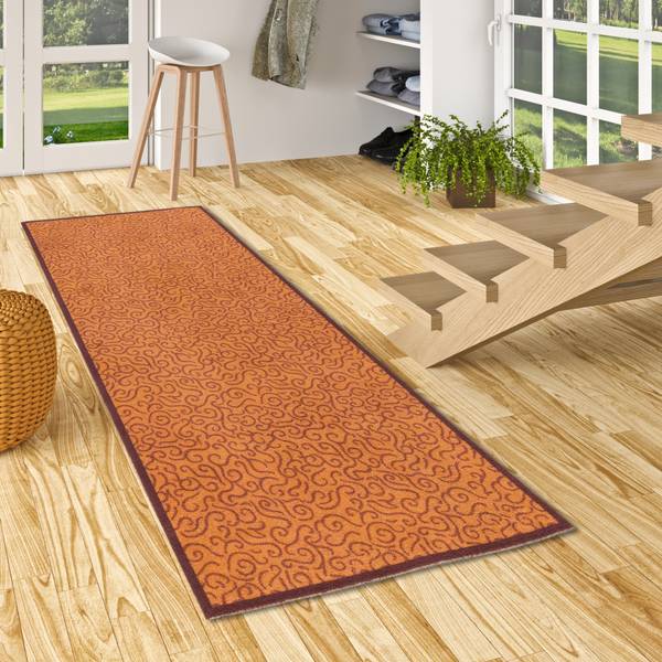 Läufer Küchenläufer Teppich Superclean Bronze