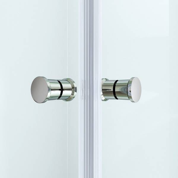 Duschkabine Eckeinstieg mit Falttüren 90 x 90 cm