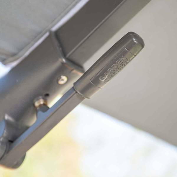 Zweefparasol Hawaii Original 3 delig grijs - polyester - 300 x 265 x 300 cm