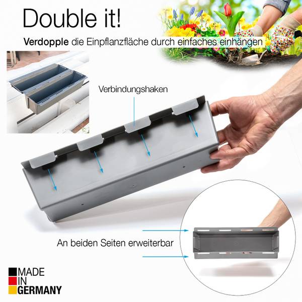 Blumenkasten 1763213 4er Set Anzahl Teile im Set: 4