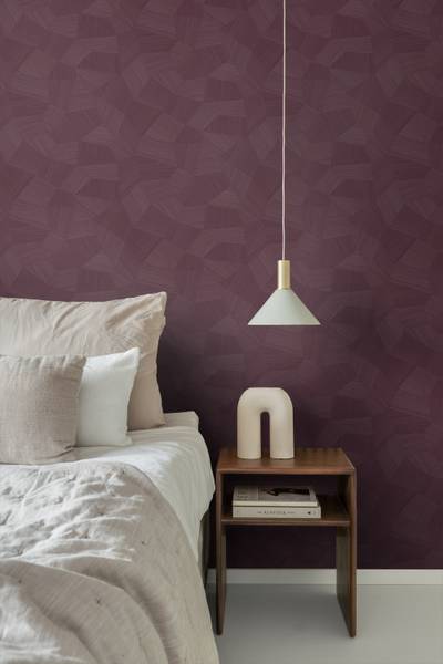 Tapete 348060 Violett - Papier - 50 x 900 x 50 cm