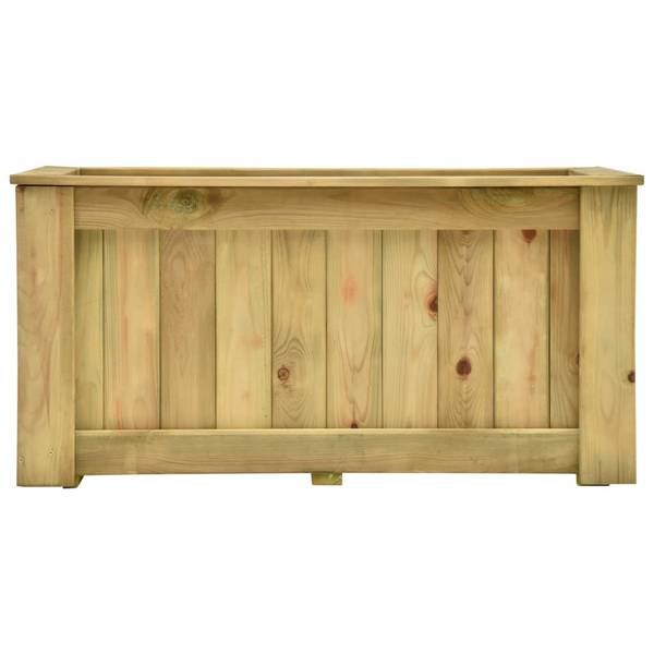 Blumenkasten M626505 Braun - Massivholz - 100 x 50 x 50 cm