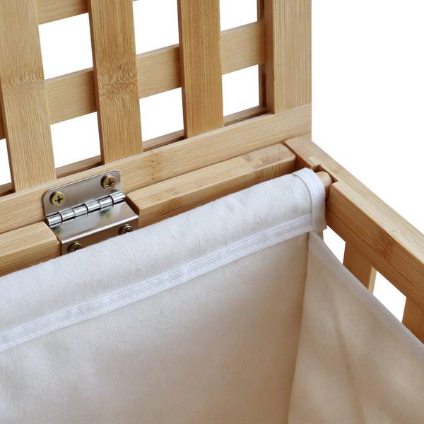 Wäschebox Dorothea Braun - Holzwerkstoff - 88 x 68 x 46 cm