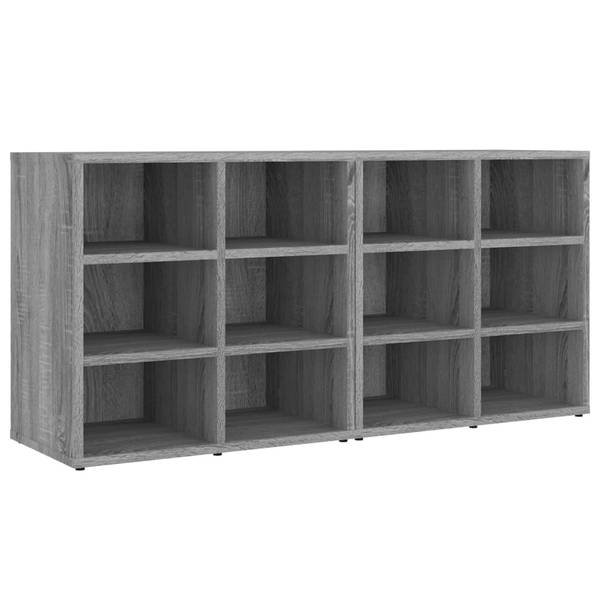 Armoire à chaussures 3015412-2(lot de 2) Gris - Bois manufacturé - 52 x 50 x 30 cm