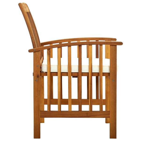 Chaise à manger 3007912-1 (lot de 2) Crème