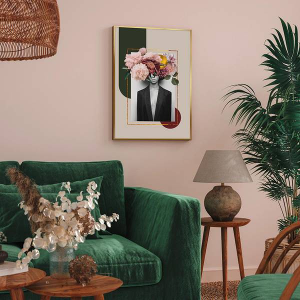 Bild ELENA Holzwerkstoff - Papier - 50 x 70 x 1 cm