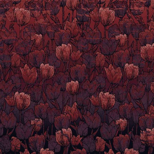 Fototapete 611861 Rot - Papier - 400 x 280 x 280 cm