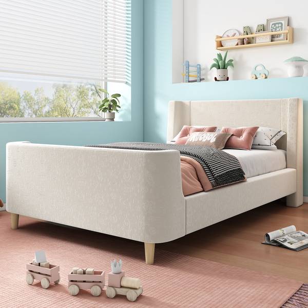 Polsterbett VELVⅠ Beige