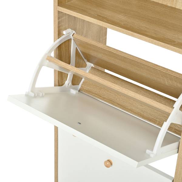 Schuhkipper NaturWoody Ⅲ Braun - Holzwerkstoff - 90 x 105 x 24 cm