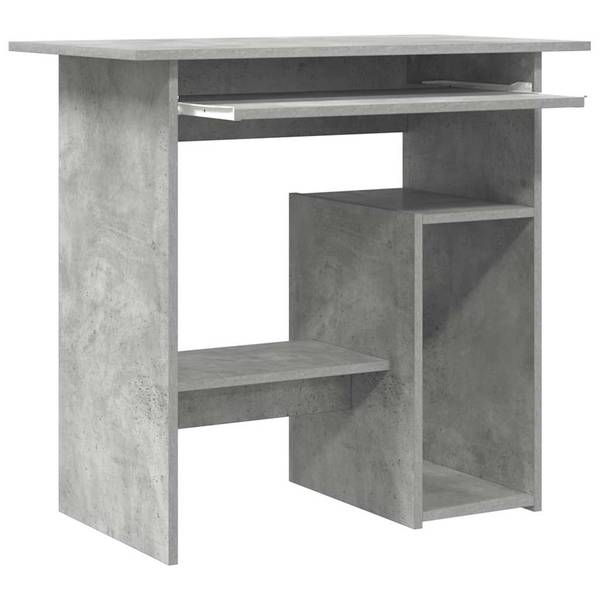 Schreibtisch 3000627 Grau - Holzwerkstoff - 45 x 74 x 80 cm