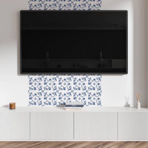 Vinylfliese BlumeHinte 20er-Set 20 x 20 cm