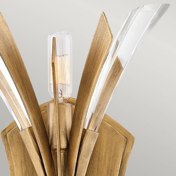 Hinkley Applique murale Doré - Verre - 24 x 44 x 14 cm