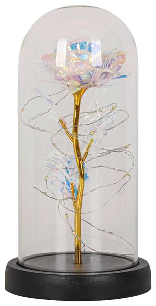 LED-Dekoleuchte FLOWI Schwarz - Kunststoff - 11 x 21 x 11 cm