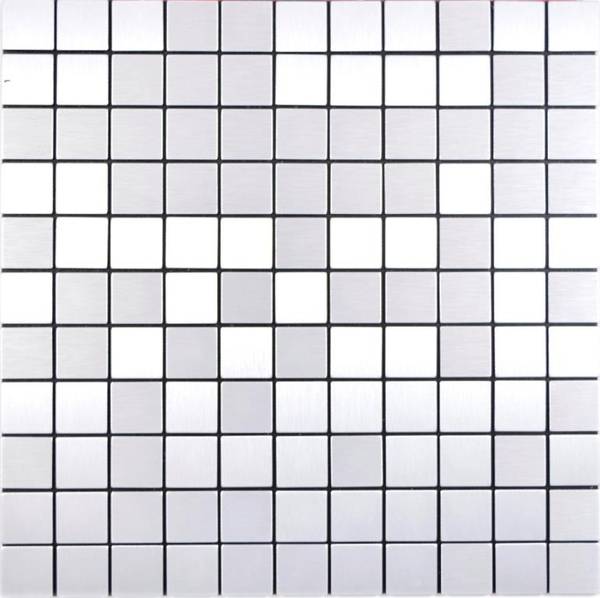 Mosaikfliesen 200-L7S Selbstklebend Silber - Metall - 29 x 29 x 29 cm