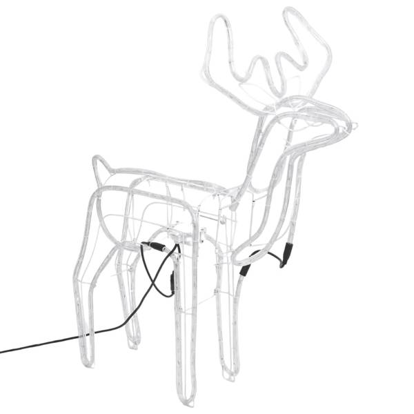Weihnachtsbeleuchtung 3154322 3er Set Weiß - Metall - Kunststoff - 42 x 87 x 76 cm