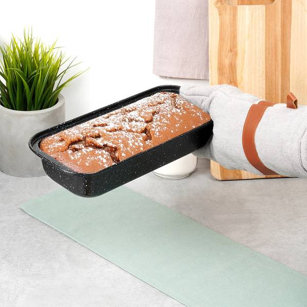Brotbackform 279023 Schwarz - Metall - 13 x 6 x 30 cm