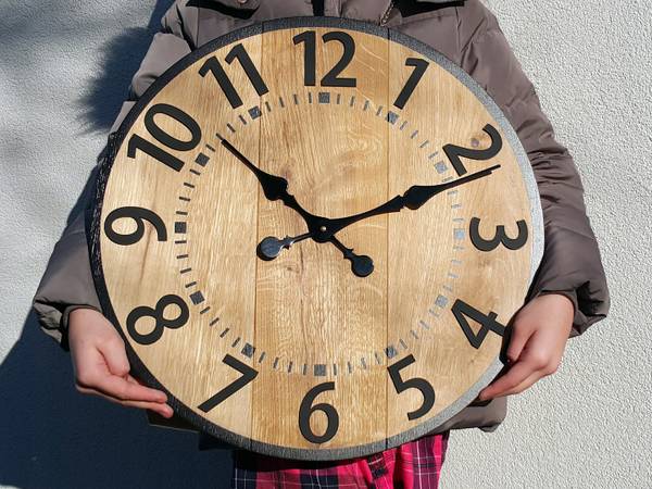 HOLZWANDUHR BERLIN Braun - Holzwerkstoff - 49 x 49 x 4 cm