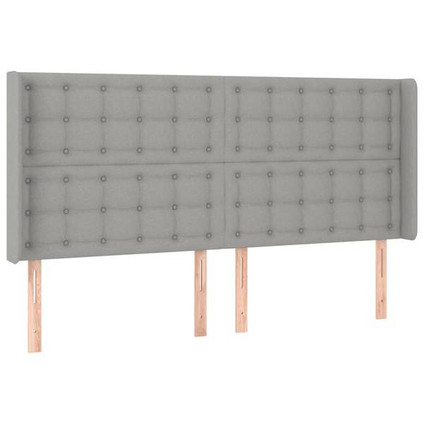 LED Kopfteil XT2582 Hellgrau - 163 x 118 cm