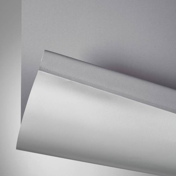 Verdunkelungsrollo THERMO Grau - Textil - 90 x 1 x 210 cm