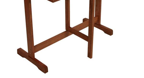 Klappentisch PORTO Braun - Eukalyptus - 90 x 74 x 60 cm