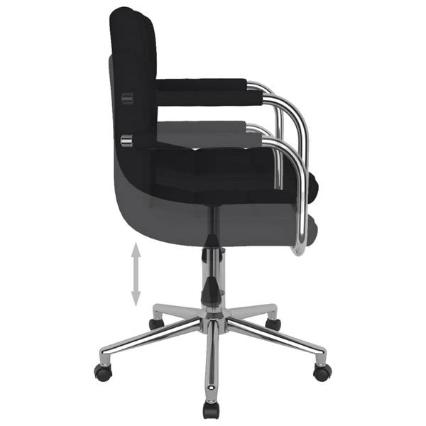 Bürostuhl 3011071 Schwarz - Polyester - Stahl - 48 x 86 x 48 cm