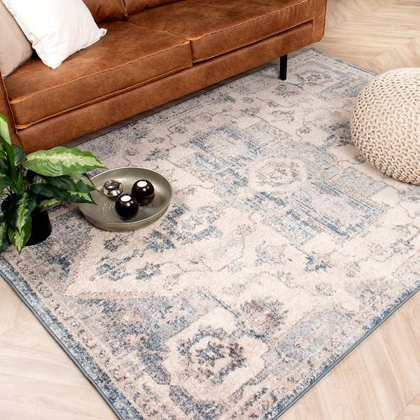 Teppich Inspire No. 215 Blau - Polypropylen - 80 x 2 x 150 cm