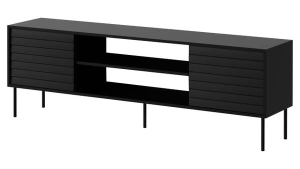 TV-Lowboard Cortina 180 Schwarz