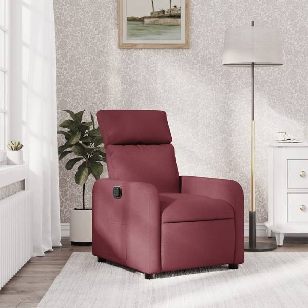 Fauteuil inclinable 3032661-3 Rouge - Brun rouge