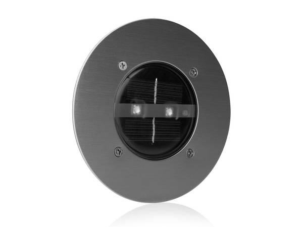 2x LED Bodeneinbaustrahler außen IP67 Silber - Edelstahl - 14 x 5 x 14 cm