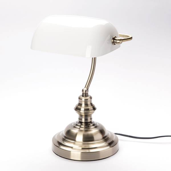 Abat-jour Bankerslamp Blanc