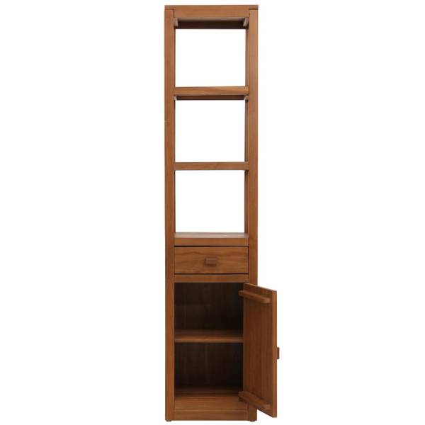 Regal M86 Braun - Teakholz - 40 x 180 x 40 cm