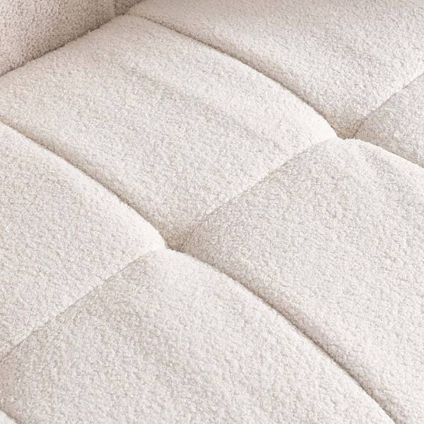 Sessel COMO Beige - Textil - 132 x 68 x 92 cm