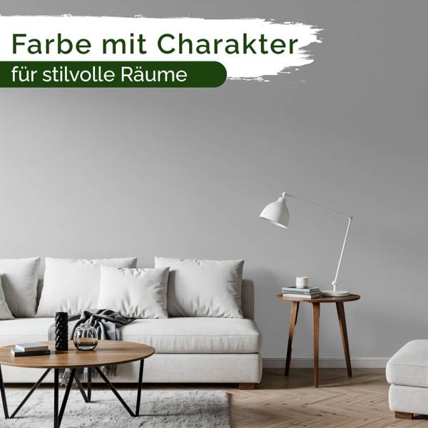 Wandfarbe   Cool Grey Grau - Harz - 17 x 16 x 17 cm